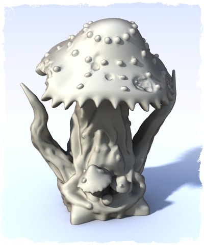 3d printable killer mushrooms
