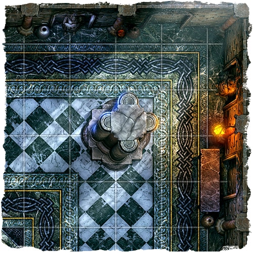 rpg cathedral temple map tile set