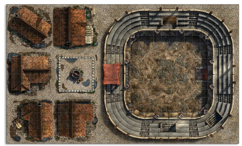 modular arena medieval city