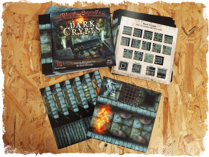 printed crypt dungeon tiles sample 1