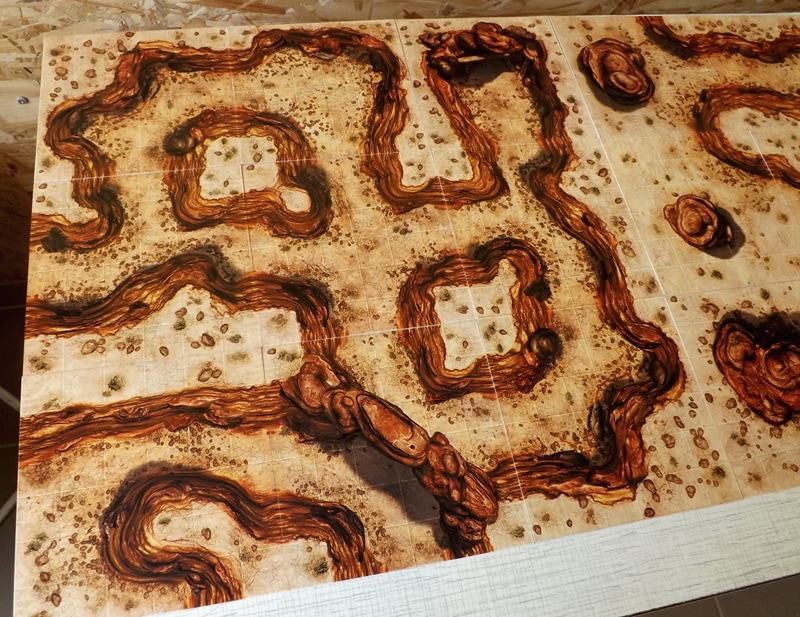 desert map tiles sample photo
