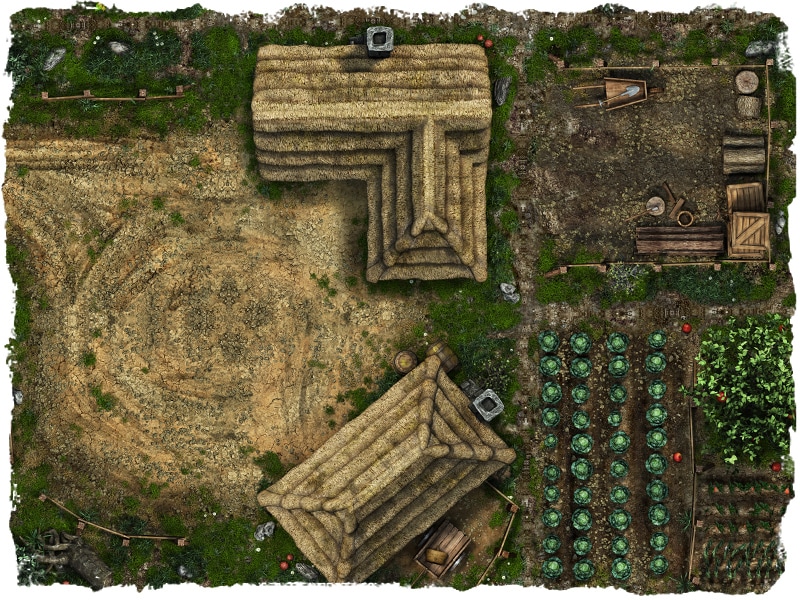 village map tile set