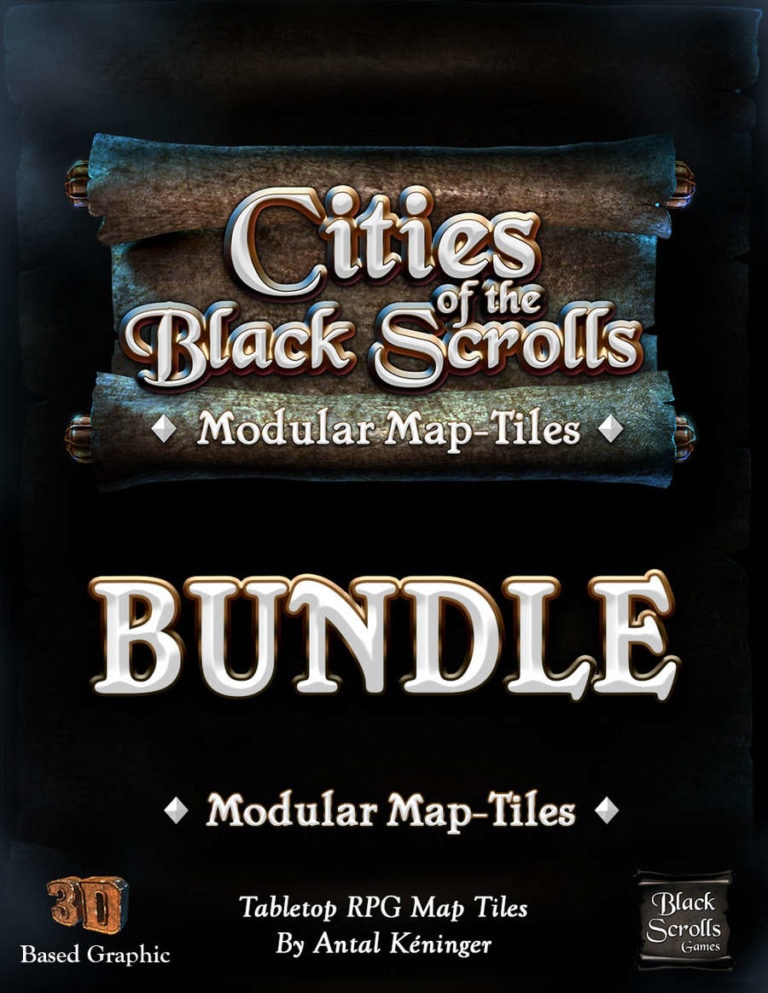 City Modular Map Tiles Black Scrolls Games